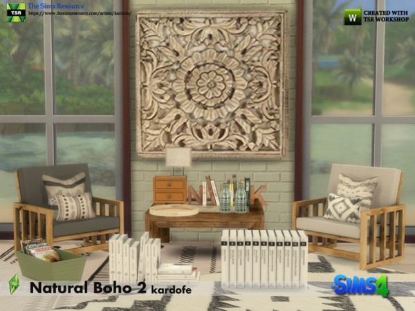  The Sims Resource: Natural Boho Room 2 by kardofe