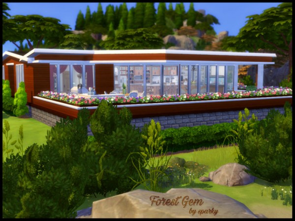  The Sims Resource: Forest Jem House by sparky