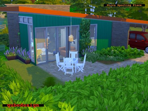  The Sims Resource: Sporting Place Micro Home NO CC by QubeDesign