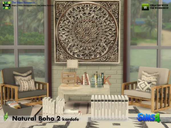 The Sims Resource: Natural Boho Room 2 by kardofe