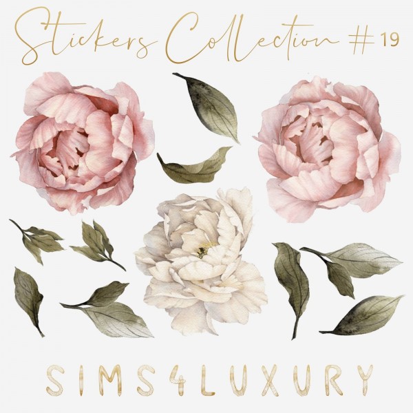  Sims4Luxury: Stickers Collection 19