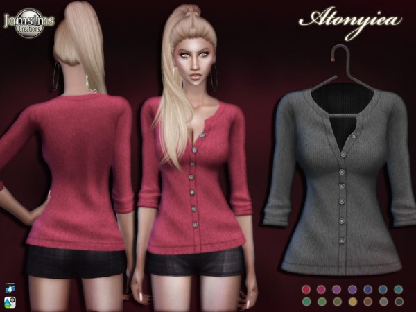  The Sims Resource: Atonyiea top by jomsims