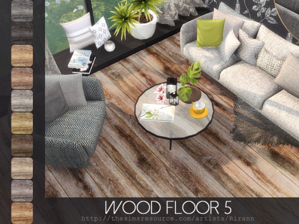  The Sims Resource: Wood Floor 5 by Rirann