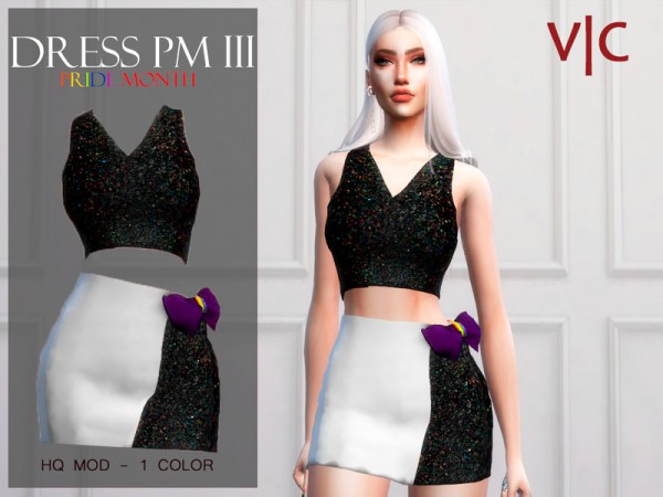  The Sims Resource: Dress Pridemonth III by Viy Sims