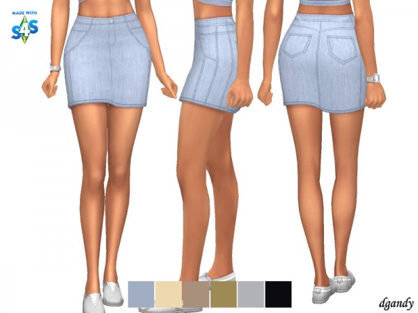  The Sims Resource: Skirt 20200211 by dgandy
