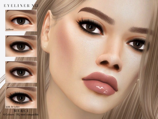  The Sims Resource: Eyeliner N13 by Merci