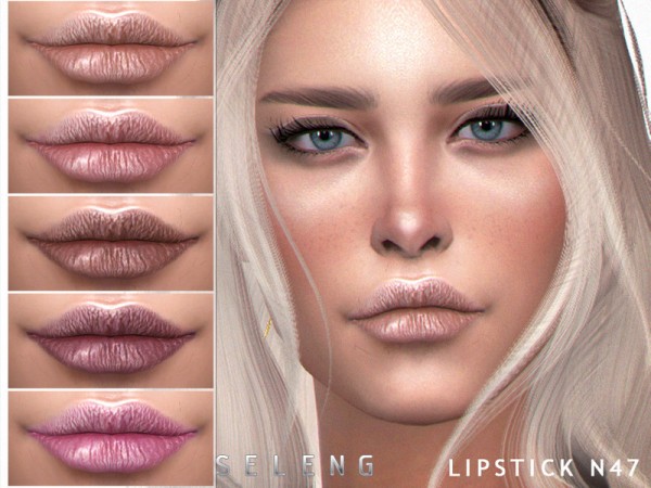  The Sims Resource: Lipstick N47 by Seleng