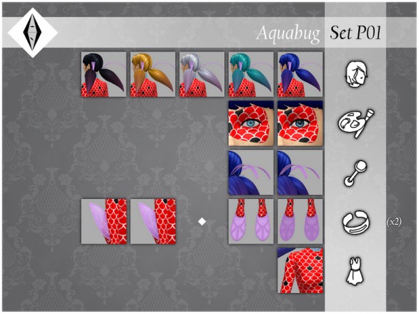  The Sims Resource: Aquabug   SetP01 by AleNikSimmer