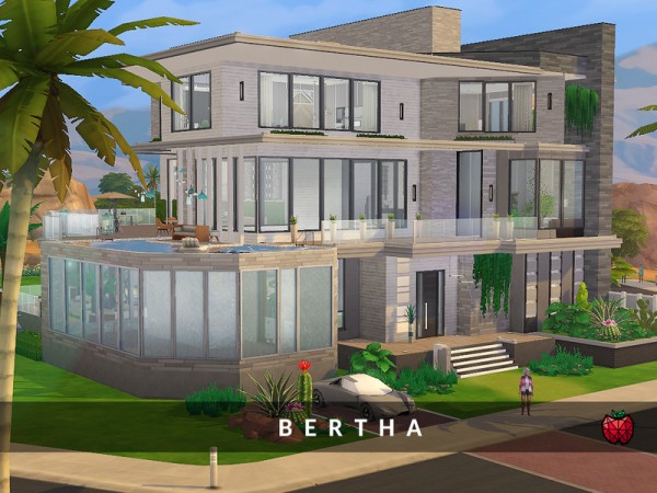  The Sims Resource: Bertha House   no cc by melapples