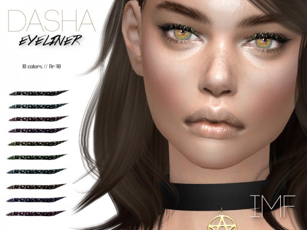  The Sims Resource: Dasha Eyeliner N.78 by IzzieMcFire