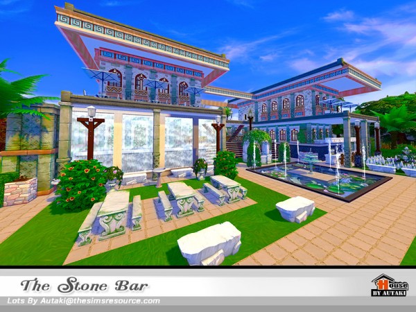  The Sims Resource: The Stone Bar by autaki