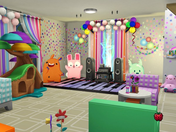  The Sims Resource: Joy   kids party place   no cc by melapples