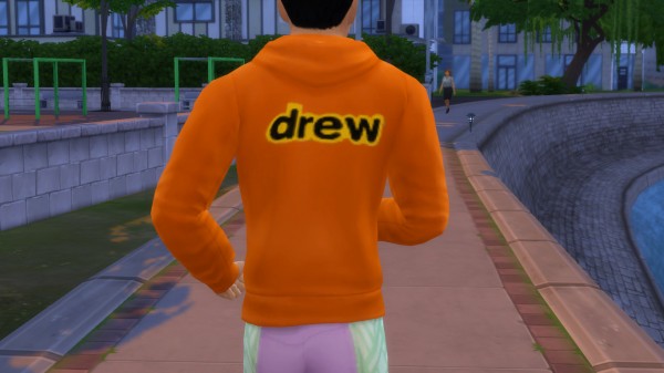  Mod The Sims: Drew Merch Hoodie by JaycemeSwain