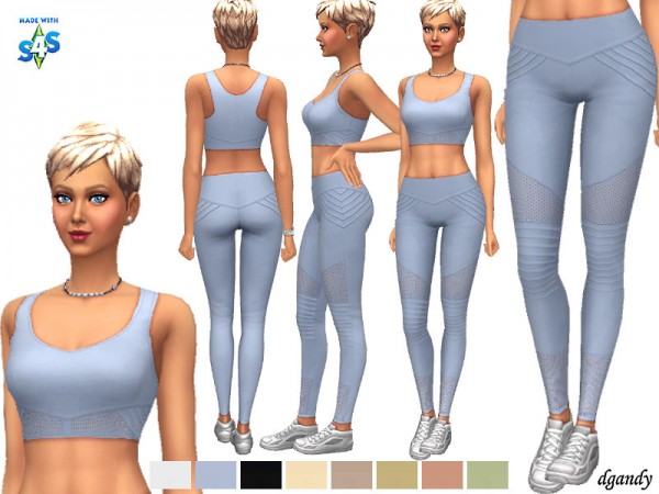  The Sims Resource: Set Top and Leggings by dgandy