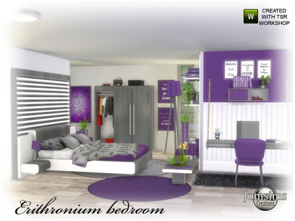  The Sims Resource: Erithronium bedroom by jomsims