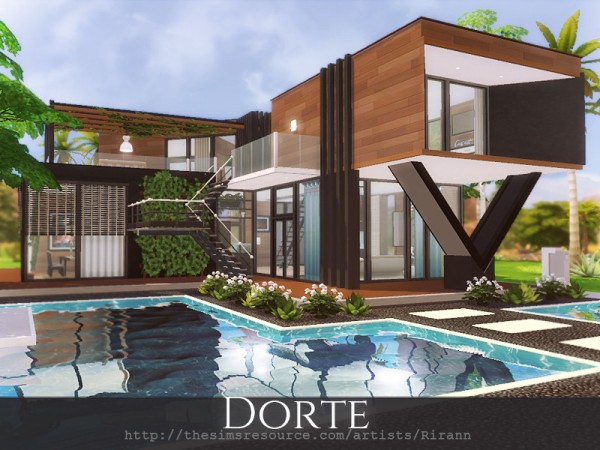  The Sims Resource: Dorte House by Rirann