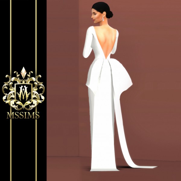  MSSIMS: Bride wedding   Poem dress