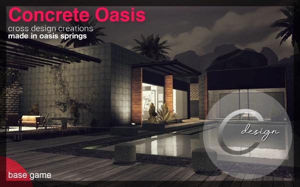  Cross Design: Concrete Oasis