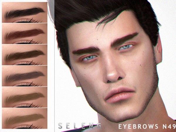  The Sims Resource: Eyebrows N49 by Seleng
