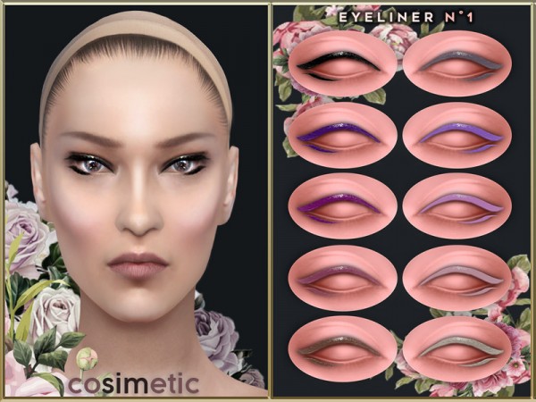  The Sims Resource: Eyeliner N1 by cosimetic