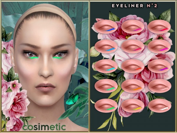  The Sims Resource: Eyeliner N2 by cosimetic