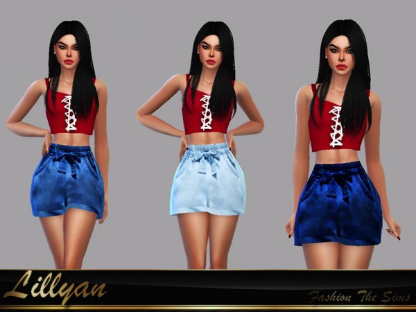  The Sims Resource: Skirt Elba by LYLLYAN