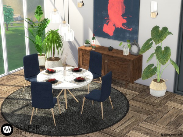  The Sims Resource: Sulfur Dining Room by wondymoon
