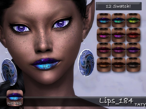  The Sims Resource: Lips 184 by taty