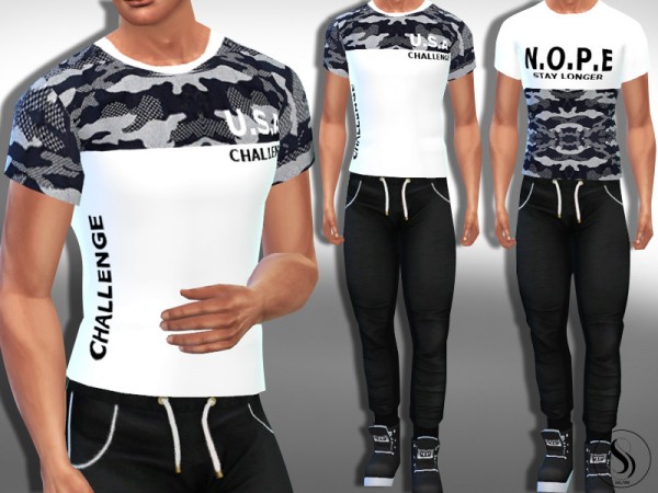  The Sims Resource: Casual and Athletic Tops by Saliwa