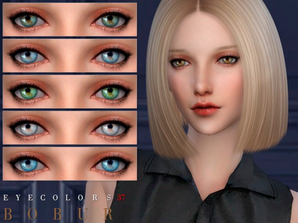  The Sims Resource: Eyecolors 37 by Bobur