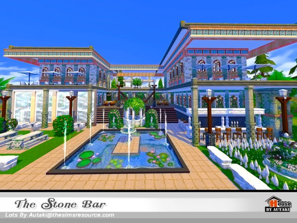  The Sims Resource: The Stone Bar by autaki