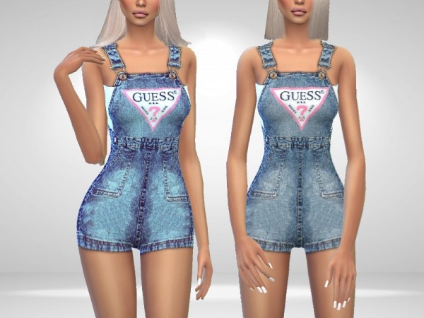  The Sims Resource: Designer Dungarees by Puresim