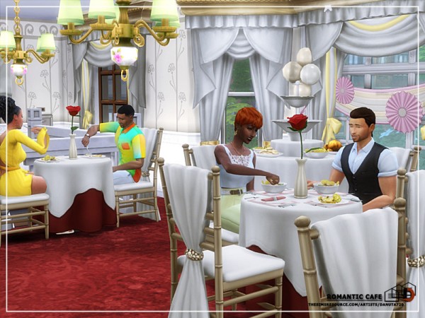  The Sims Resource: Romantic Cafe by Danuta720