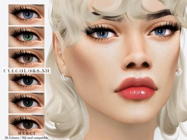  The Sims Resource: Eyecolors N31 by Merci