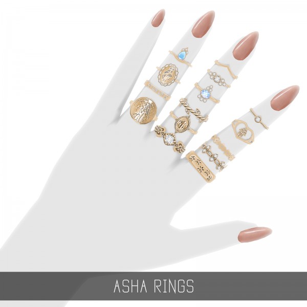  Simpliciaty: Asha Rings