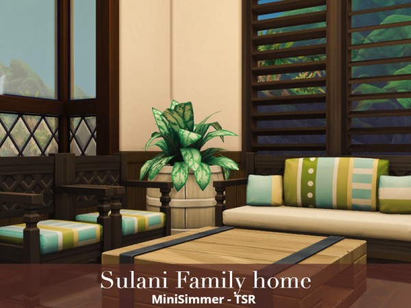  The Sims Resource: Sulani Family home by Mini Simmer