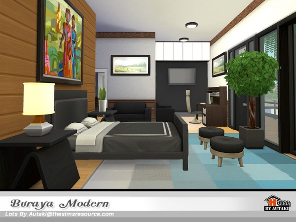  The Sims Resource: Buraya Modern House by Autaki