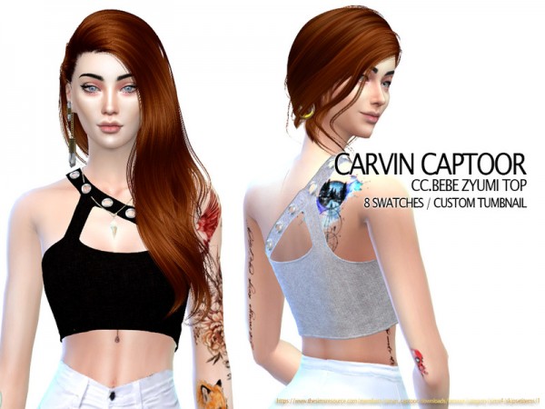  The Sims Resource: Bebe Zyumi Top by carvin captoor
