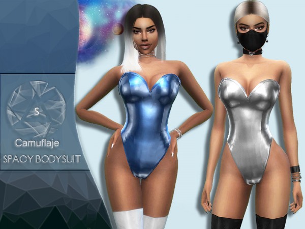  The Sims Resource: Spacy Bodysuit by Camuflaje