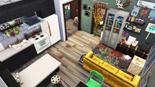  Aveline Sims: Cheap rundown family apartment