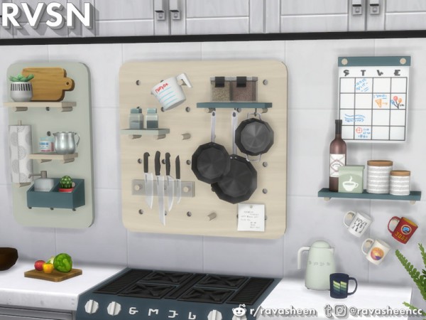  The Sims Resource: Peg To Differ Pegboard Series by RAVASHEEN