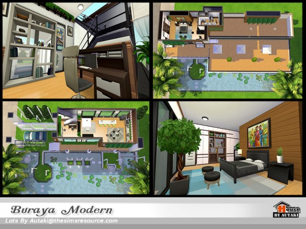  The Sims Resource: Buraya Modern House by Autaki