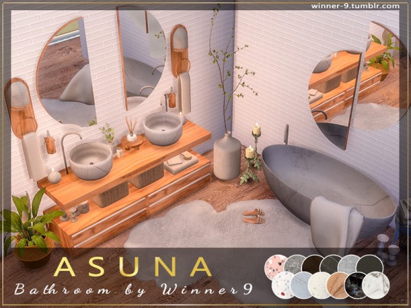  The Sims Resource: ASUNA Bathroom by Winner9