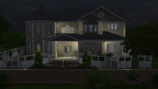  Mod The Sims: Cape Cod Mansion no cc by stevo445