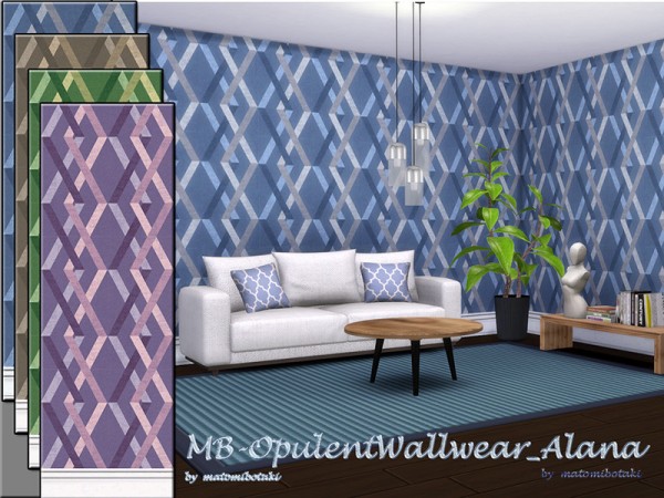  The Sims Resource: Opulent Wallwear Alana by matomibotaki