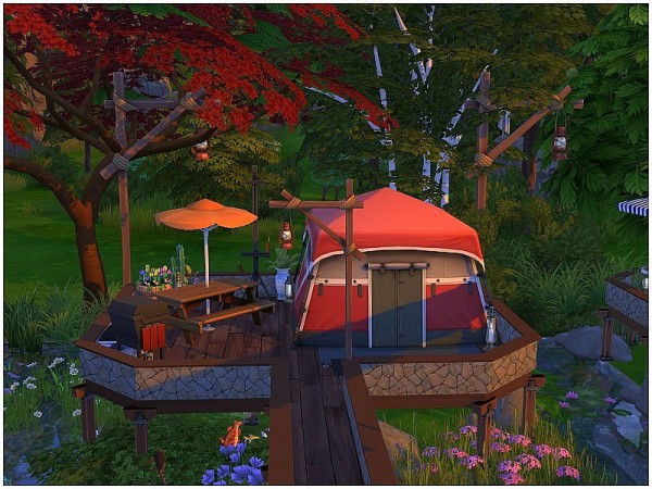  The Sims Resource: Cinema Camping by lotsbymanal