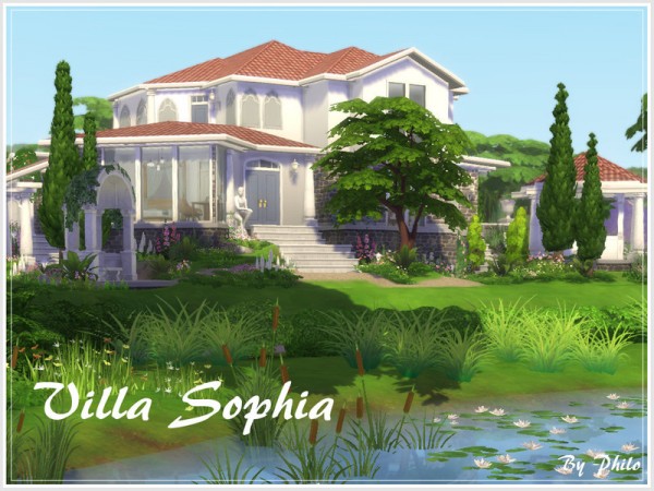  The Sims Resource: Villa Sophia (No CC) by philo