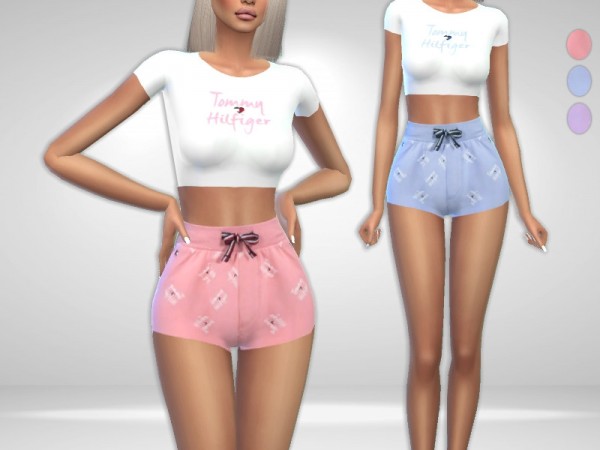  The Sims Resource: Tommy Pyjama by Puresim
