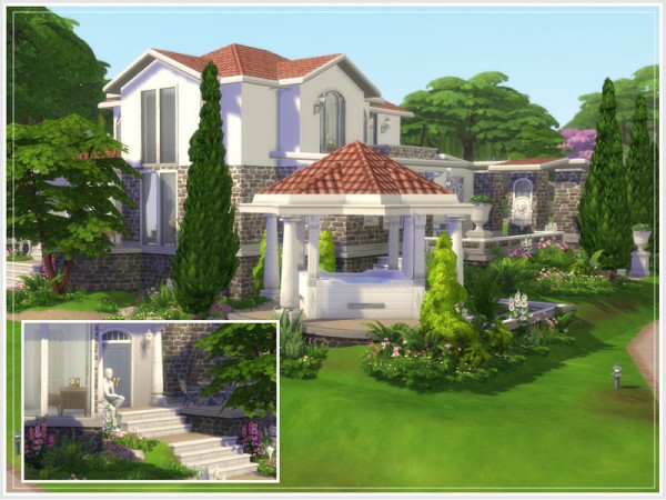 The Sims Resource: Villa Sophia (No CC) by philo