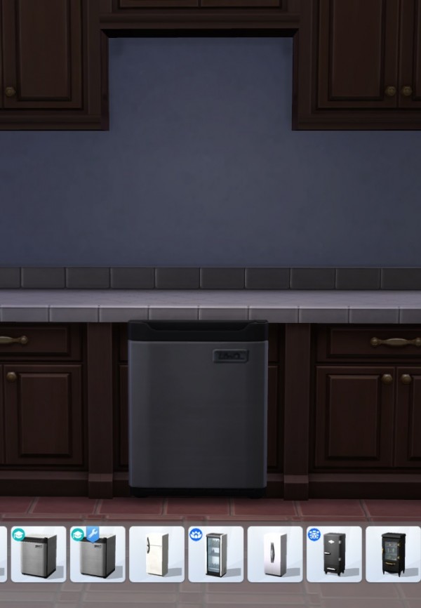  Mod The Sims: Under counter mini fridge by blueshreveport